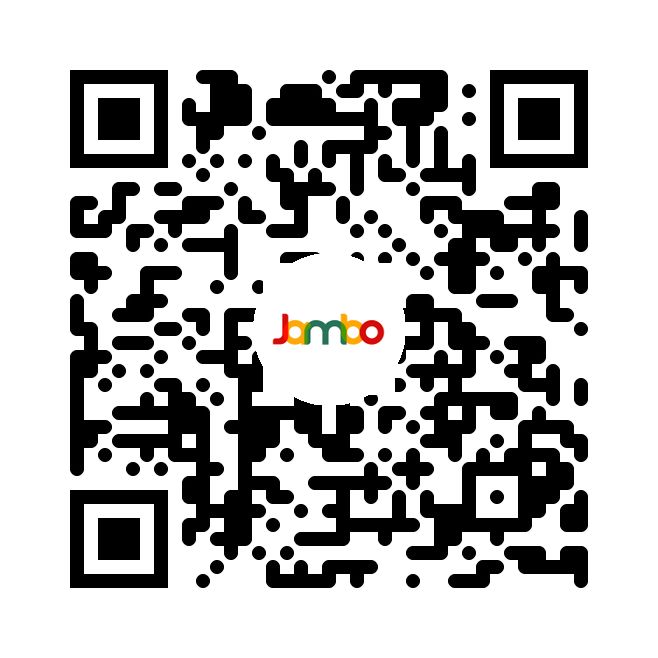 Code QR pour télécharger l’application JAMBO